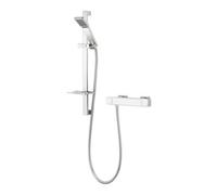 Aqualisa Sierra Chrome Effect Rear Fed Manual Mixer Shower & 1.5M Hose Length
