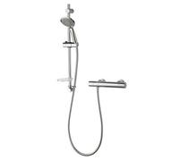 Aqualisa Sierra Chrome Effect Rear Fed Thermostatic Mixer Shower & 1500M Hose Length