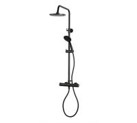 Aqualisa Sierra Matt Black Manual Mixer Multi Head Shower With 2 Heads & 1.5M Hose Length