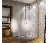 Aqualisa UTQ.A2.EV.DVFC.23 Unity Q Smart Shower Exposed with Adjustable and Ceiling Fixed Heads - for Gravity Pumped Systems
