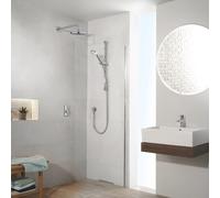 Aqualisa Visage Q Smart Digital Shower Concealed with Adjustable and Wall Fixed Head HP/Combi