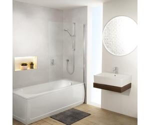 Aqualisa VSQ.A2.BV.DVBTX.23 Visage Q Smart Shower Concealed with Adjustable Head and Bath Fill - for Gravity Pumped Systems