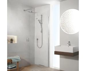 Aqualisa VSQ.A2.BV.DVFW.23 Visage Q Smart Shower Concealed with Adjustable and Wall Fixed Heads - for Gravity Pumped Systems