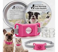 Aquality Pets Collier Antiparasitaire, Collier Antiparasitaire Naturel 4 Capsules Remplaçables Avec Protection Longue Durée Pour Chiens Et Chats, Promenades Quotidiennes Et Extérieures (Pink)