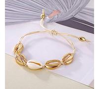 AQUALITYS Bohemian Natural Sea Shell Conch Anklets For Women Ankle Bracelet on Leg Chain Shell Gold Color Boho Anklet Beach Foot Jewelry