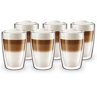 Aqualogis Double Walled Thermo Cappuccino, Latte Glass, Venice (280ml Set of 6)