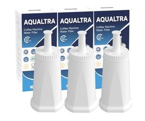 AQUALTRA Coffee Machine Water Filter Compatible with SES875, SES008, SES810, SES878, SES008WHT0NEU1, SES880/920/980/990/500, BES Series, 3 Pack