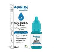 Aqualube Carmellose 0.5% Lubricant Eye Drops for Dry Eyes and Irritated Eyes, Contact Lens Friendly Multiuse (10ml - Pack of 1)
