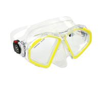 Aqualung Hawkeye | Adult diving, snorkelling and trekking mask for men and women with 180° vision, UV protection, anti-fog and anti-leak lenses, Yellow