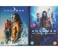 AQUAMAN 1-2 COMPLETE COLLECTION / 1. AQUAMAN / 2. AQUAMAN AND THE LOST KINGDOM = ULTIMATE 2x DVD UK SET