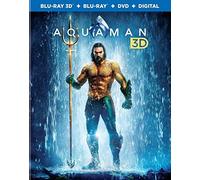 Aquaman 3D Blu Ray + Blu Ray + DVD + Digital