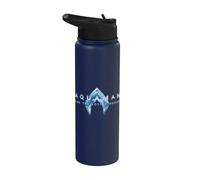 Aquaman and the Lost Kingdom Logo Stainless Steel Insulated Water Bottle
