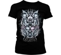 Aquaman Atlantis Girly Tee Damen T-Shirt Black