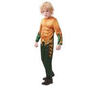 Aquaman Boys Costume Superhero Kids Fancy Dress Costume Comic Book