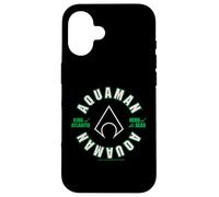 Aquaman King of Atlantis Hero of the Seas Logo Circle Case for iPhone 16