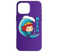 Aquaman Movie Chibi Mera and Mermaid Wave Case for iPhone 16 Pro Max
