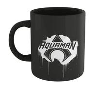 Aquaman Official Core Graffiti Mug - Black Aquaman Black