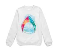 Aquaman Official Movie Mera Beach Symbol Sweatshirt - White | Size: Large Aquaman White L