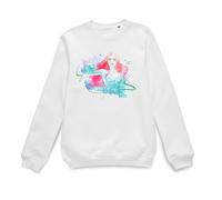Aquaman Official Movie Mera First Princess Sweatshirt - White | Size: Large Aquaman White L