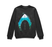 Aquaman Official Movie Mera Logo Sweatshirt - Black | Size: Small Aquaman Black S