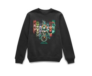 Aquaman Official Movie Unite the Kingdoms Sweatshirt - Black | Size: Medium Aquaman Black M
