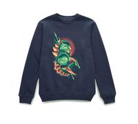 Aquaman Official Movie Xebel Sweatshirt - Navy | Size: 2XL Aquaman Navy 2XL