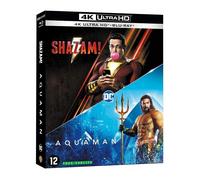 Aquaman + Shazam Blu-ray 4K + Blu-ray New