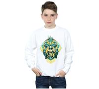 Aquaman The Trench Crest Sweatshirt DC Comics White 7-8 Years