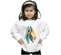Aquaman Tropical Icon Sweatshirt DC Comics White 9 Years