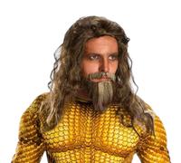 Aquaman Unisex Adult Beard & Wig SetOne Size Brown BN5022