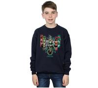 Aquaman Unite The Kingdoms Sweatshirt DC Comics Navy 12-13 Years
