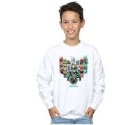 Aquaman Unite The Kingdoms Sweatshirt DC Comics White 7-8 Years