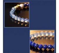 Aquamarine Bracelet Women's Lustre Hand String Beads Girls Pearl Jewelry For Women's Gifts