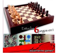 Aquamarine Case 6 In 1 Board Game