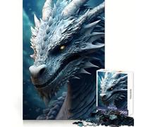 Aquamarine Dragon 1000 Piece Puzzle For Adults Decompress Game Vivid Color Playful Challenge Festive Gift (38x52cm)