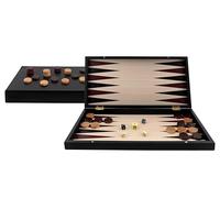 Aquamarine Backgammon Profesional Black Series Board Game Brown Kids