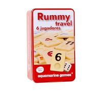 Aquamarine Games - Rummy Travel 6 Players, Multicoloured (DO004)