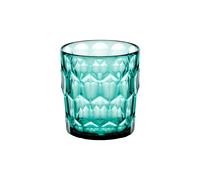 Aquamarine LOW TUMBLER "VANITY" PATTERN N°3