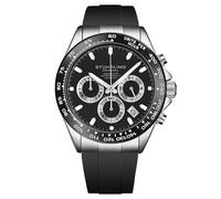 Aquamaster 4050 Chronograph Watch Quartz 42mm Case rubber Strap STÜHRLING Original Black One Size