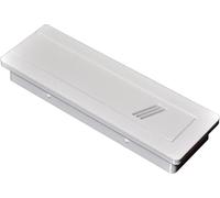 Aquameta Aquarium Feed Hole Cover for Fluval Flex 15 Gallon/57L - Secure Escape & Intrusion Prevention - Easy Slide Mechanism - PETG Material - White