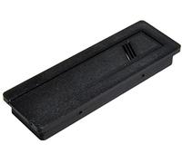 Aquameta Aquarium Feed Hole Cover for Fluval Flex 15 Gallon/57L - Secure Escape & Intrusion Prevention - Easy Slide Mechanism - PETG Material - Black