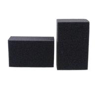 AQUANEAT 2 Pack Aquarium Bio Sponge Filter Media Pad Cut-to-Size Open Cell Foam Sheet for Fish Tank Sump (7.5" x 4.7" x 2.75")