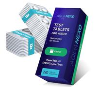 AQUANEXO Test Tablets for Pool pH and Chlor, Water Tester, Pool Test Tablets Chlorine and pH Value, Pool Test Kit, Hot Tub Accessories, Water Test Kit, Well Water Testing Kit, Spa (240)