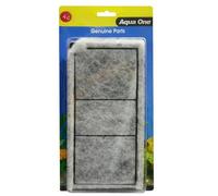 Aqua One 4C Carbon & Polymer Wool Filter Cartridge 2pk for Fish, All Breed Sizes