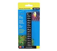 Aqua One Aquarium Thermometer - Analogue Celcius/Farenheit for Fish Tanks