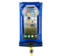 Aquapac Impact Waterproof Floating Phone Case, Blue, Cases for iPhone & Android, Made in the UK, Hiking, Mountain Biking, Running, Travel Essential, 5 Year Warranty. IPX8 certified to 30 ft