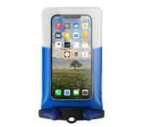 Aquapac Waterproof Plus Size Phone Case, Lanyard, iPhone and Android, Made in the UK, Hiking, Mountain Biking, Running Accessory, Travel Essential, 5 Year Warranty, Eco Friendly - Blue