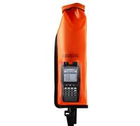 Aquapac Stormproof VHF Radio Case | Portable IPX6 Waterproof Case with Shoulder Strap for Walkie Talkie - Orange