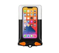 Aquapac Waterproof Phone Case, Medium, Grey, Lanyard, iPhone and Android, Made in The UK, Hiking, Mountain Biking, Running Accessory, Floating, 5 Year Warranty. IPX8 certified to 30 ft deep.