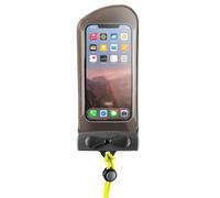 Aquapac Waterproof Phone Case, Mini, Grey, Lanyard, iPhone and Android, Made in The UK, Hiking, Mountain Biking, Running Accessory, Floating, 5 Year Warranty. IPX8 certified to 30 ft deep.
